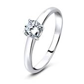 Circle CZ Silver Ring SCR-5-01